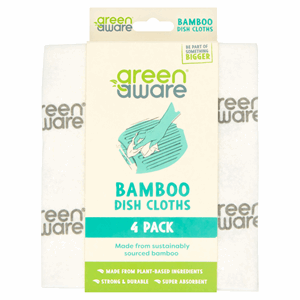 GreenAware Bamboo Dish Cloth - 4 Pack Image