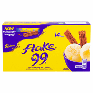 Cadbury Flake 99 Choc 14 Mini Bars 114g Image