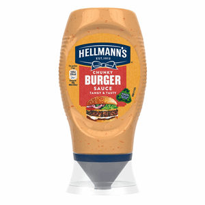 Hellmanns Chunky Burger Sauce Squeezy 250ml Image