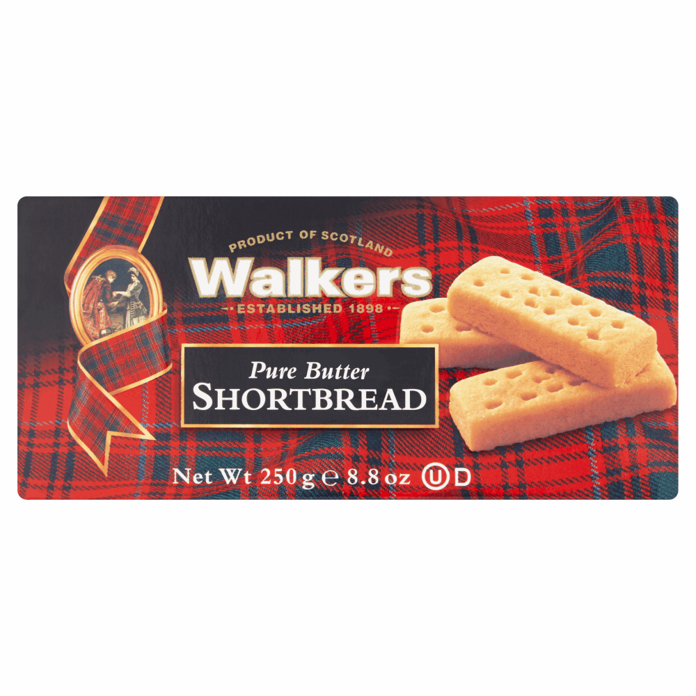 Walkers Pure Butter Shortbread 250g by British Store Online