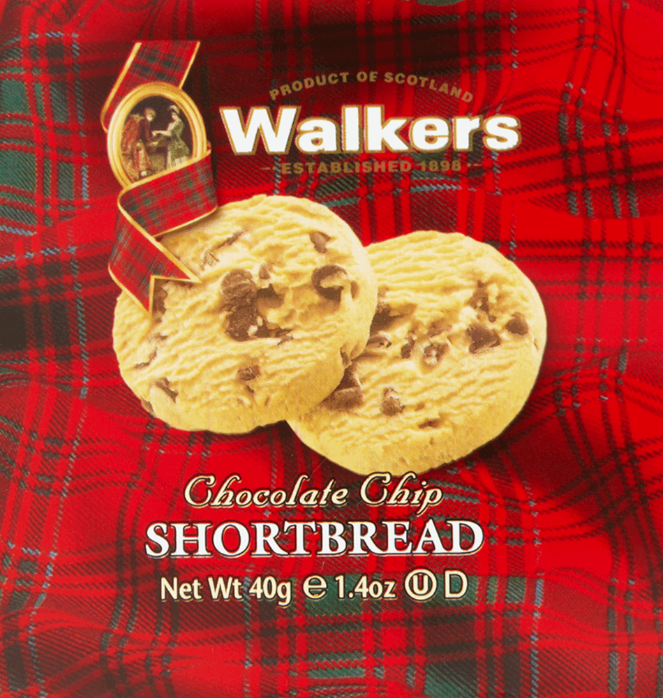 Walkers Chocolate Chip Shortbread 40g by British Store Online