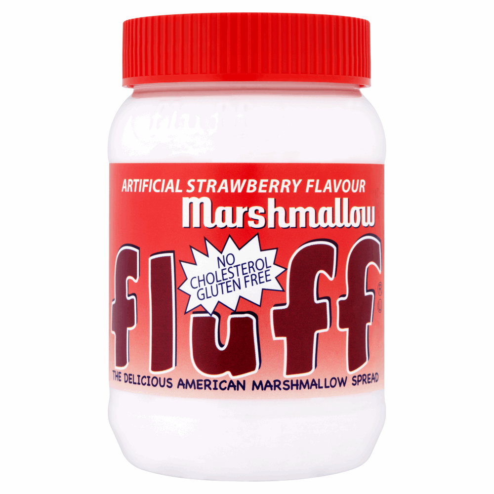 Fluff Artificial Strawberry Flavour Marshmallow 213g by British Store