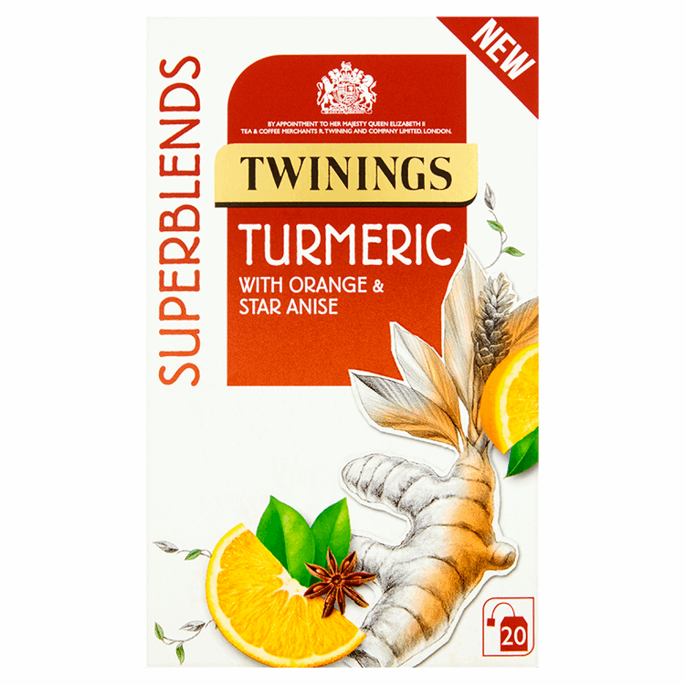 Twinings Superblends Turmeric Tea Bags 40g by British Store Online