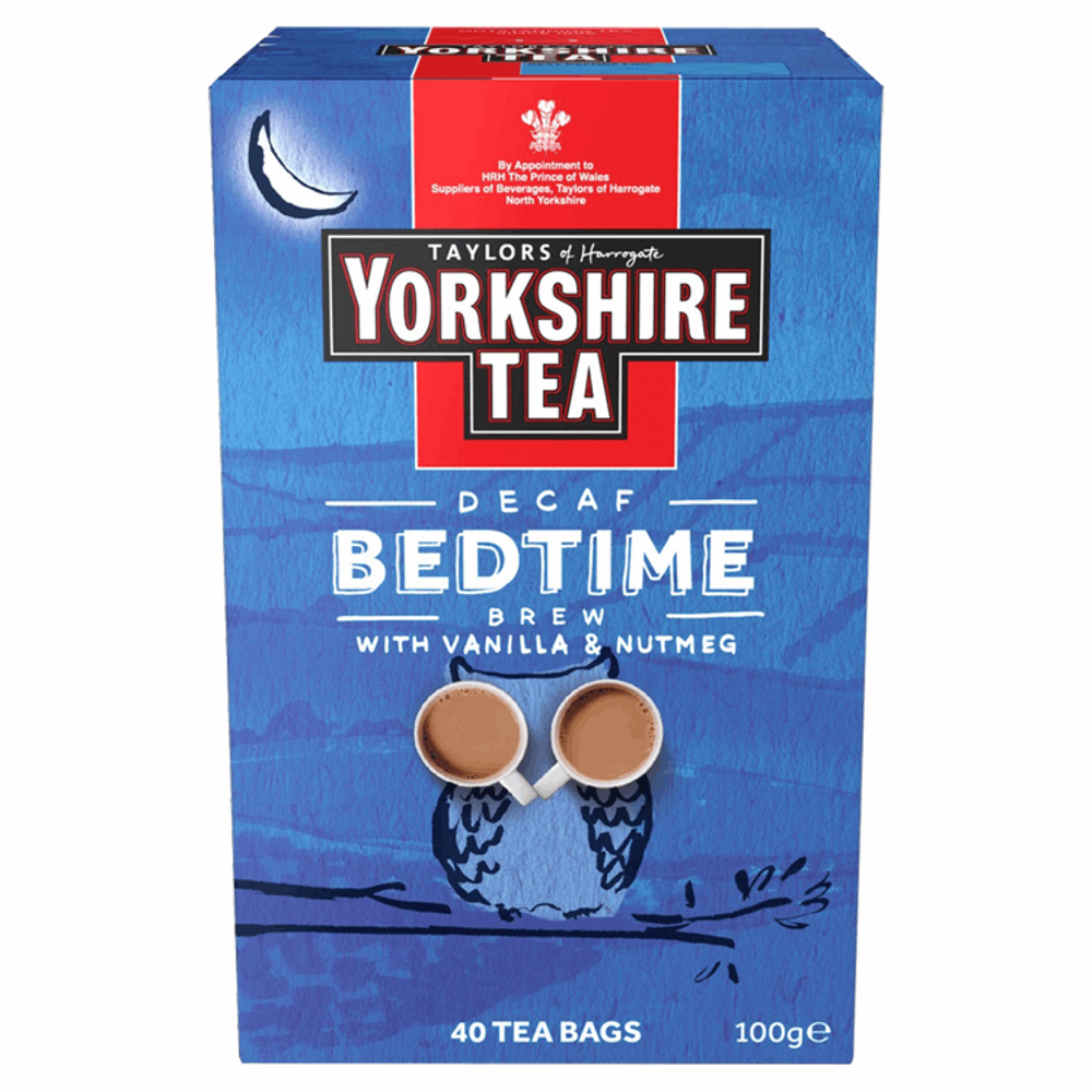 Taylors of Harrogate Yorkshire Tea Decaf Bedtime Brew 40 Tea Bags 100g
