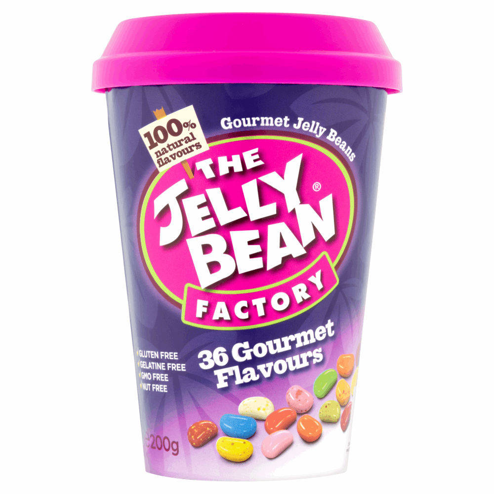 The Jelly Bean Factory Gourmet Jelly Beans 36 Gourmet Flavours 200g by