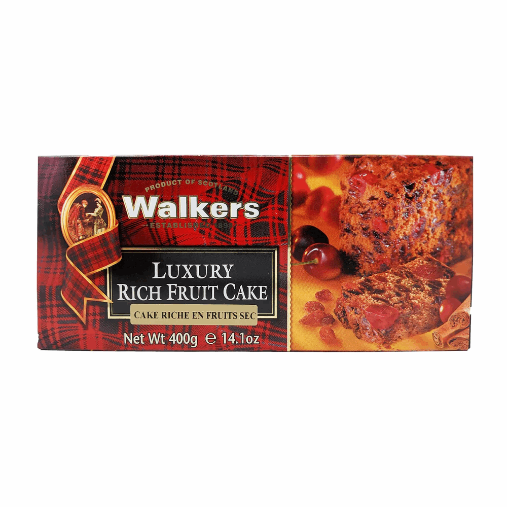 Walkers Rich Fruit Cake Slab 400g by British Store Online