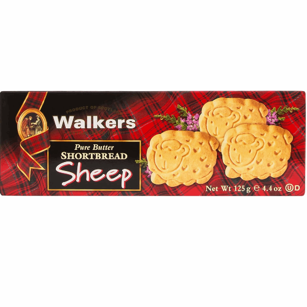Walkers Shortbread Sheep Shaped 125g by British Store Online