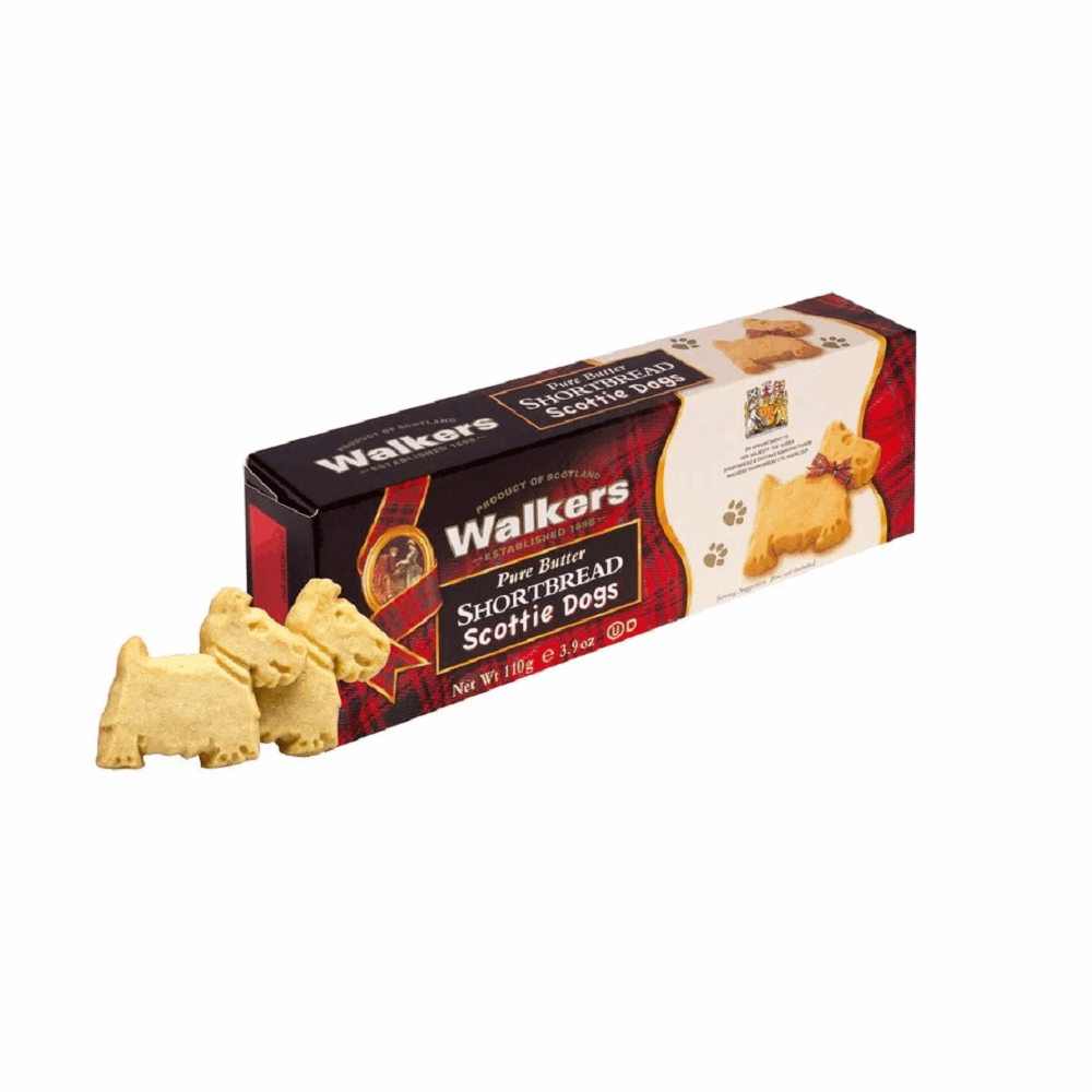 Walkers Shortbread Scottie Dog 110g by British Store Online