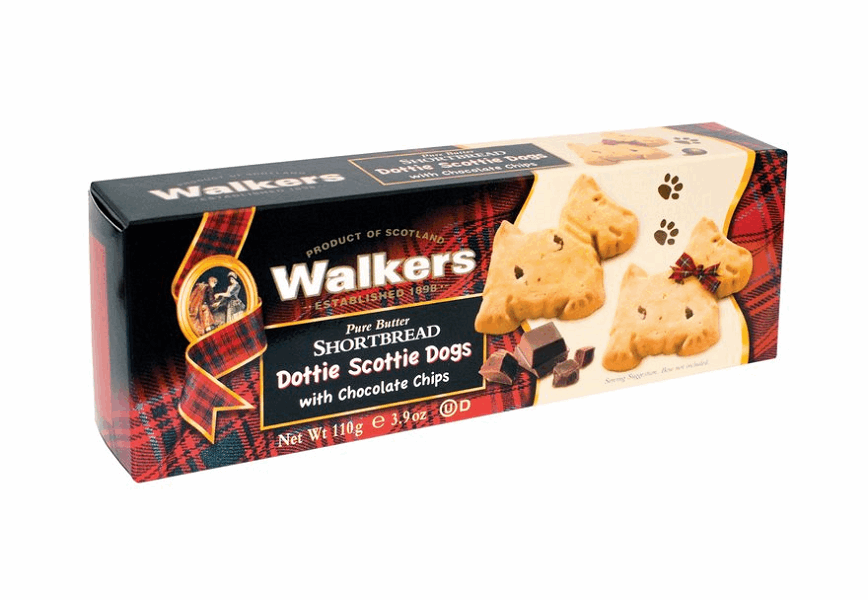 Walkers Shortbread Dottie Scotties 110g by British Store Online