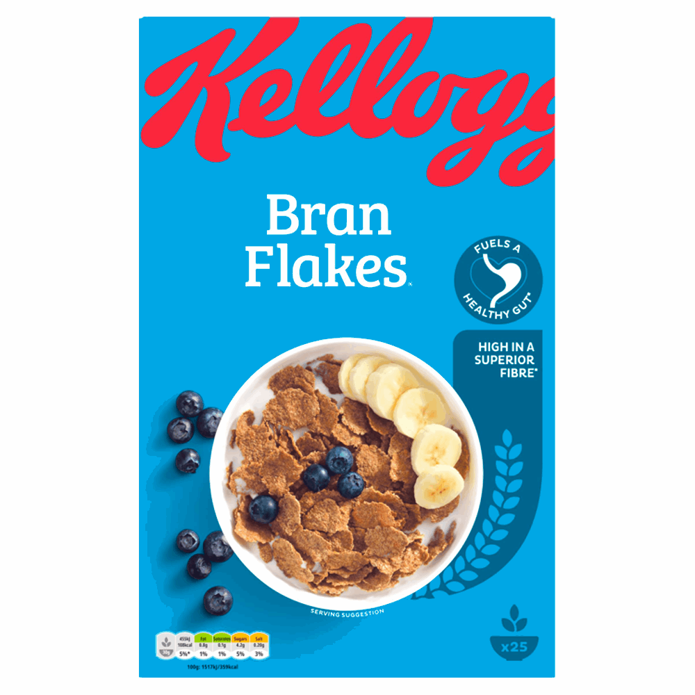 Kellogg's Bran Flakes Cereal 750g by British Store Online