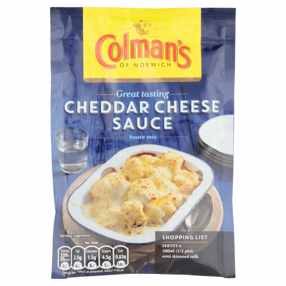 Colman's Cheddar Cheese Sauce Mix 40g by British Store Online