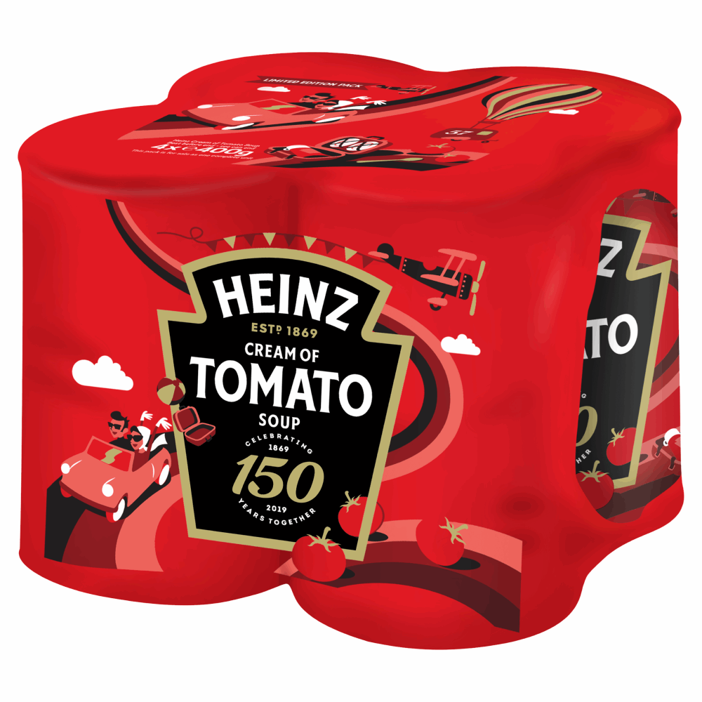 Heinz Cream of Tomato Soup 4 x 400g by British Store Online