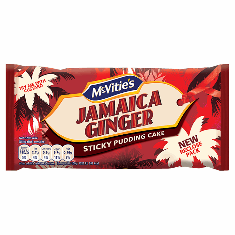 McVitie's Jamaica Ginger Sticky Pudding Cake by British Store Online