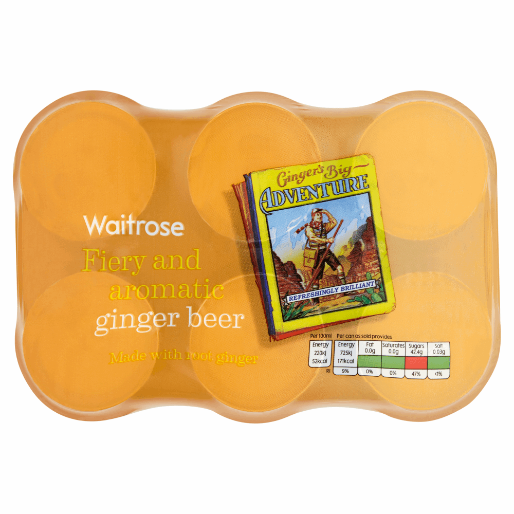 Waitrose Ginger Beer 6 x 330ml by British Store Online
