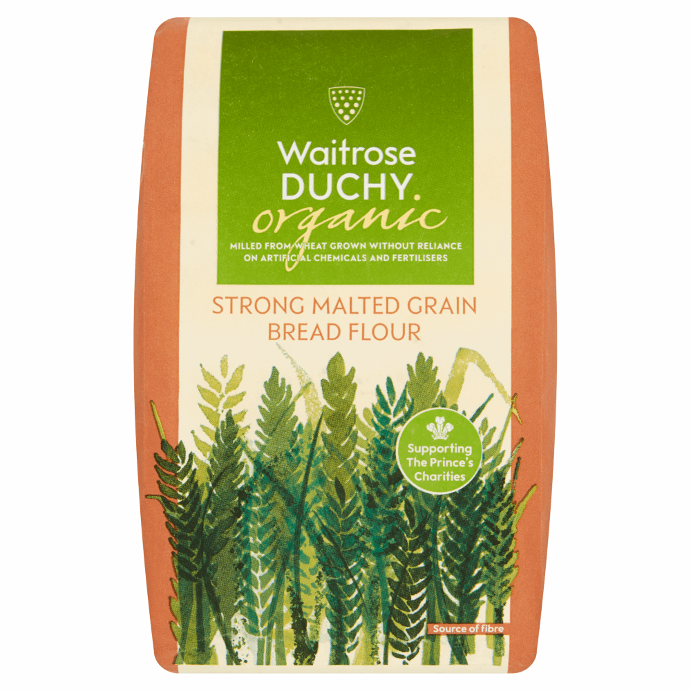 Waitrose Duchy Organic Strong Malted Grain Bread Flour 1.5kg by British