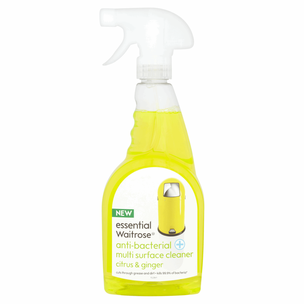 Essential Waitrose AntiBacterial Multi Surface Cleaner Citrus & Ginger