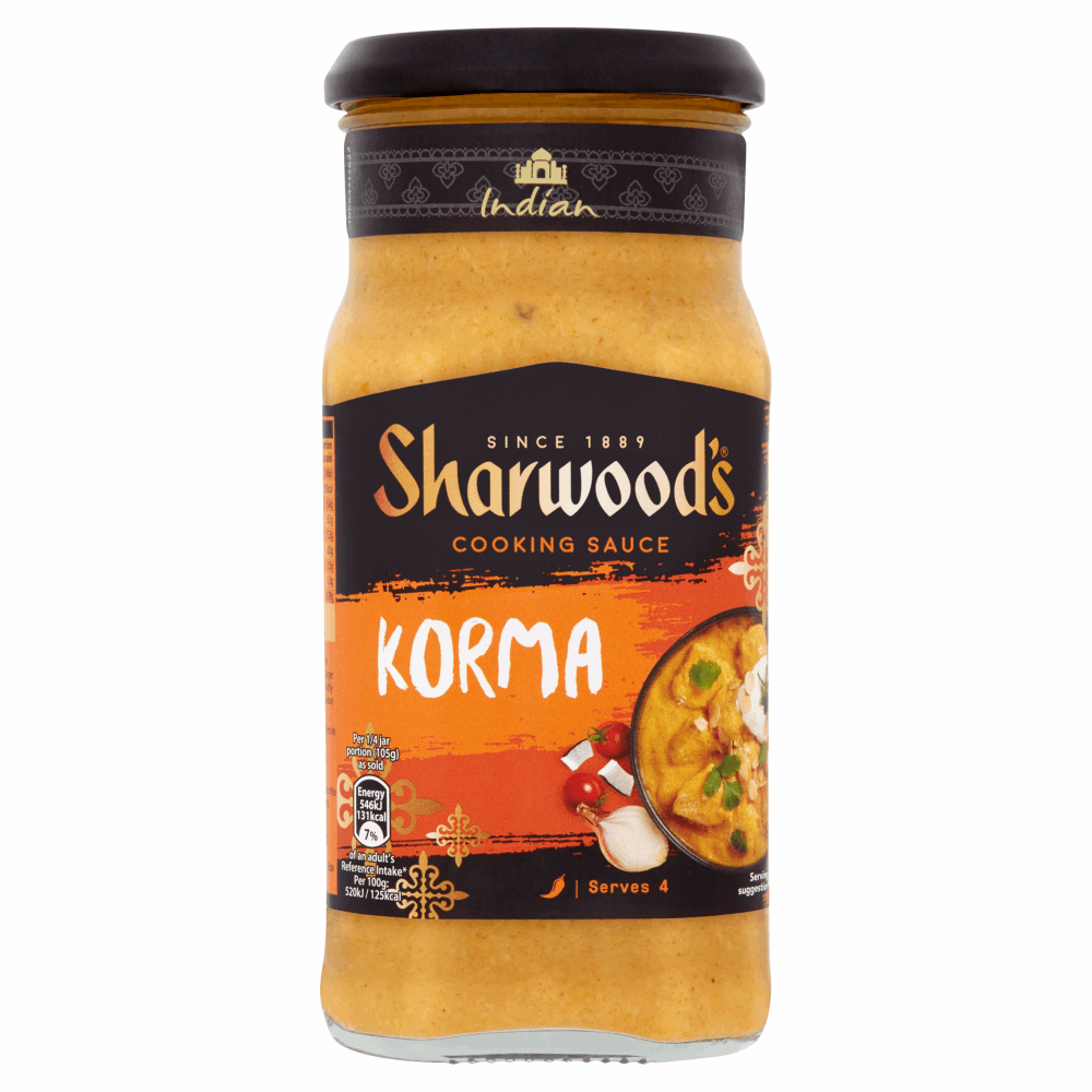 Sharwood's Korma Mild Curry Sauce 420g by British Store Online Sharwood's Korma Mild Curry Sauce 420g by British Store Online