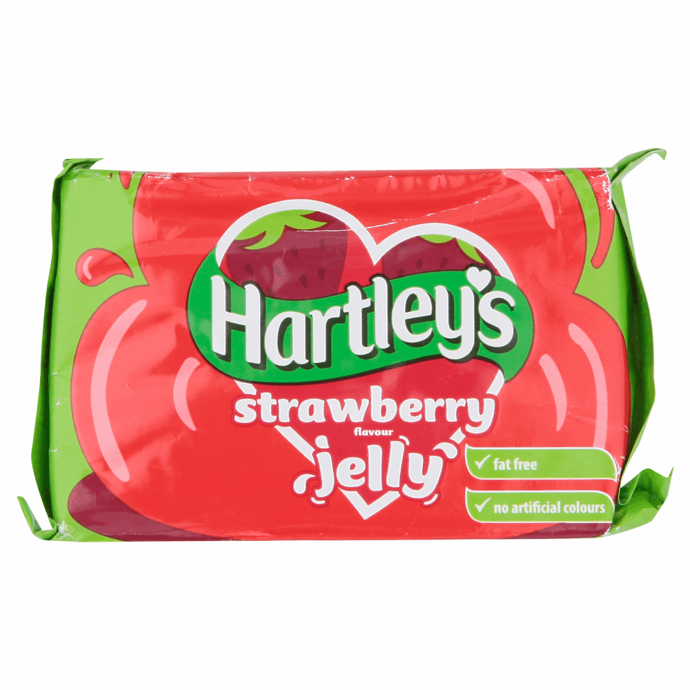 Hartley's Strawberry Flavour Jelly 135g by British Store Online