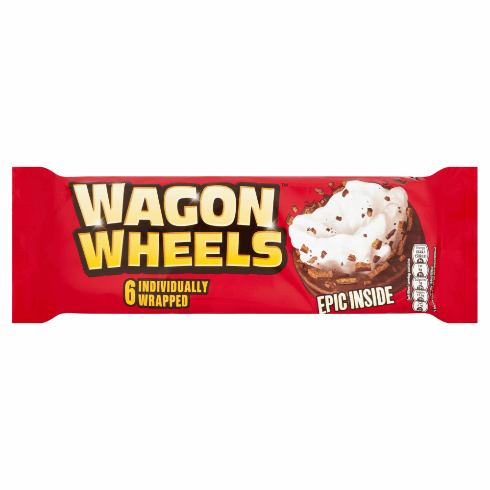 Wagon Wheels 6 Individually Wrapped by British Store Online