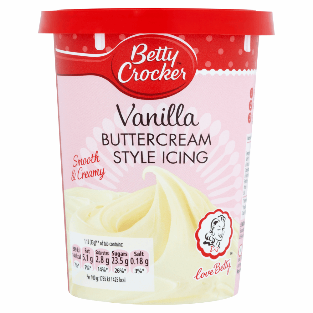 Betty Crocker Vanilla Buttercream Style Icing 400g by British Store Online