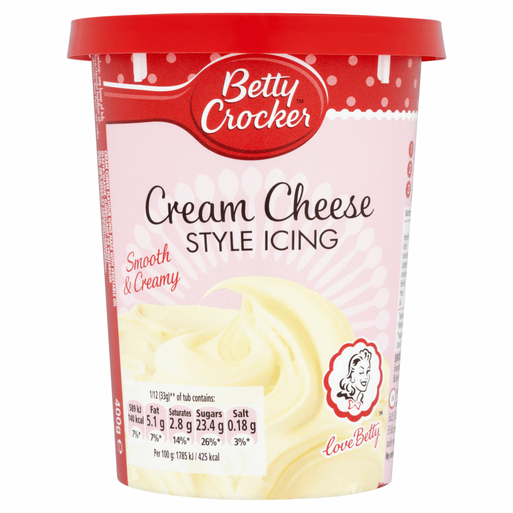 Betty Crocker Cream Cheese Style Icing 400g by British Store Online