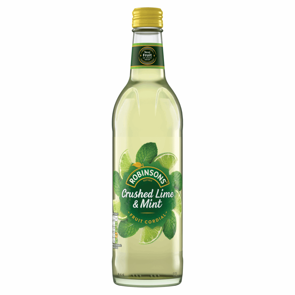 Robinsons Crushed Lime & Mint Fruit Cordial 500ml by British Store Online