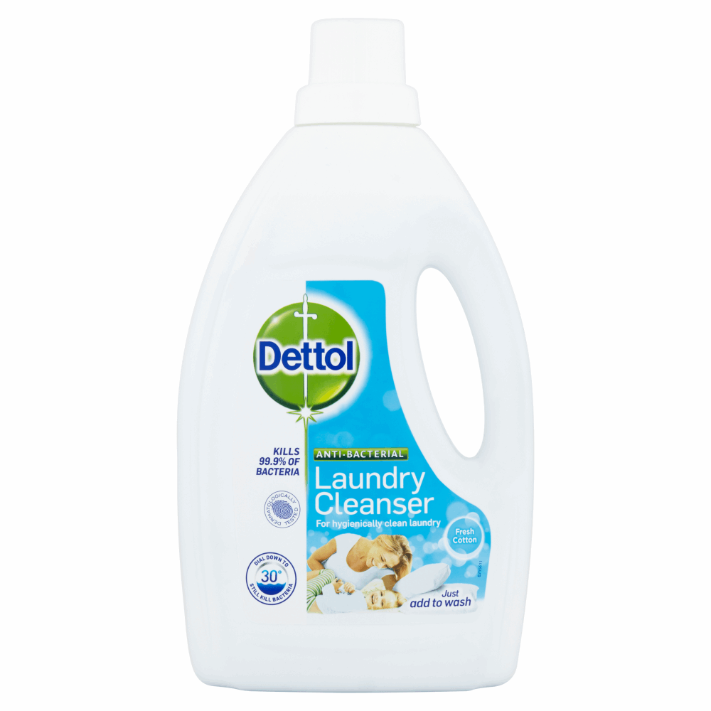 Dettol AntiBacterial Laundry Cleanser Fresh Cotton 1.5L by British