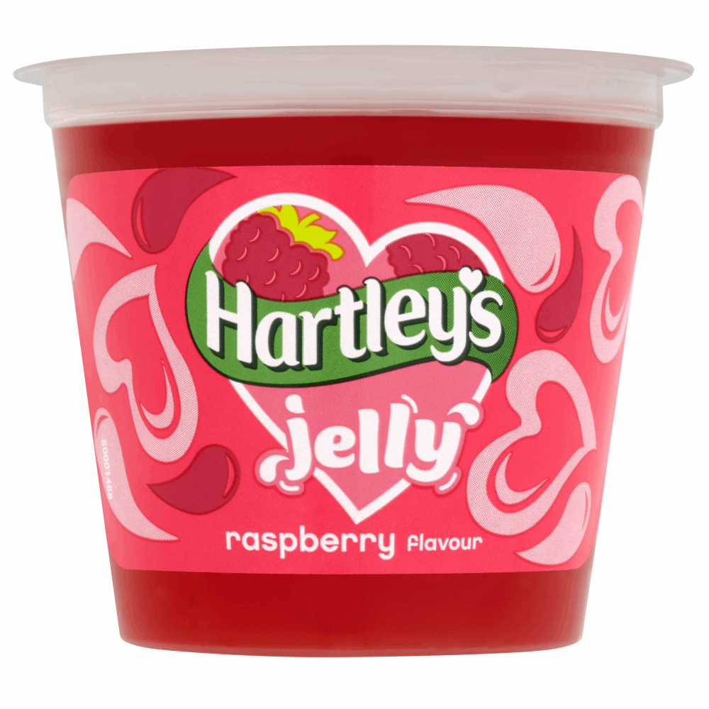 Hartley's Jelly Raspberry Flavour 125g by British Store Online