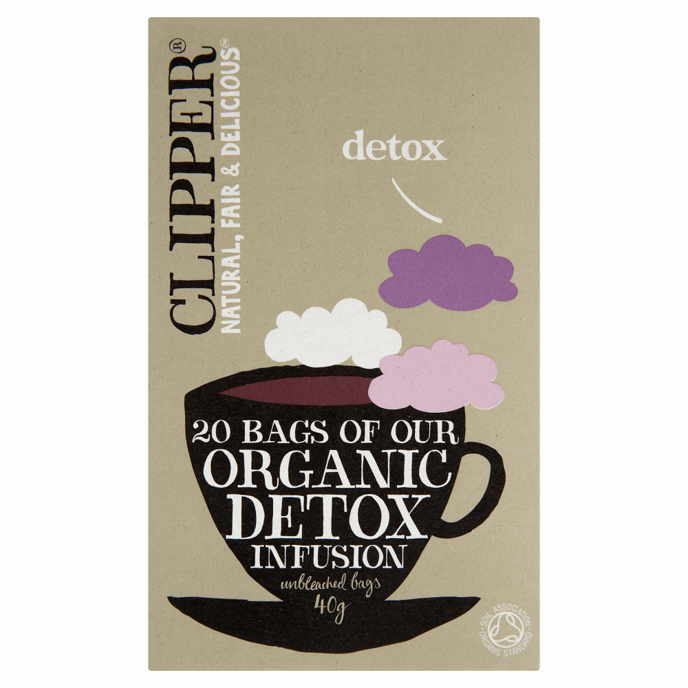 Clipper Organic Detox 20 Tea Bags 40g by British Store Online