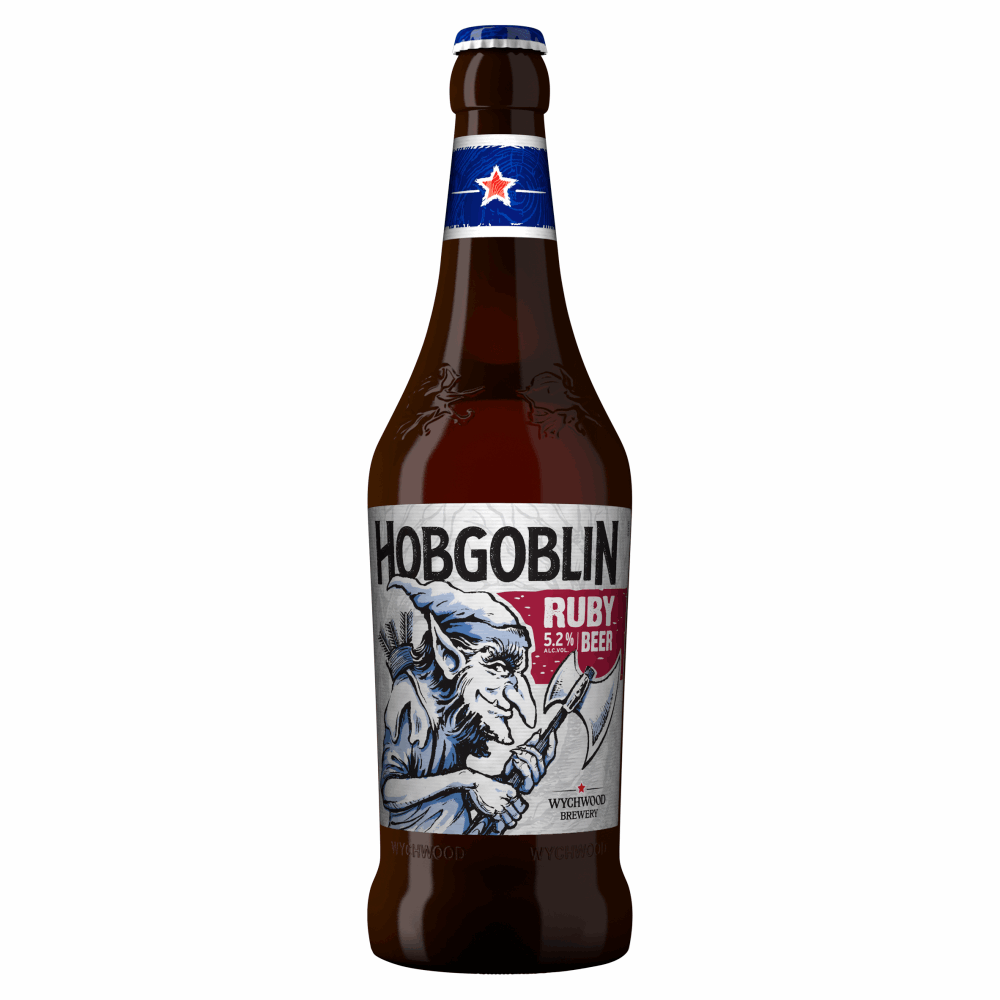 Wychwood Brewery Hobgoblin Ruby Ale Beer 500ml by British Store Online