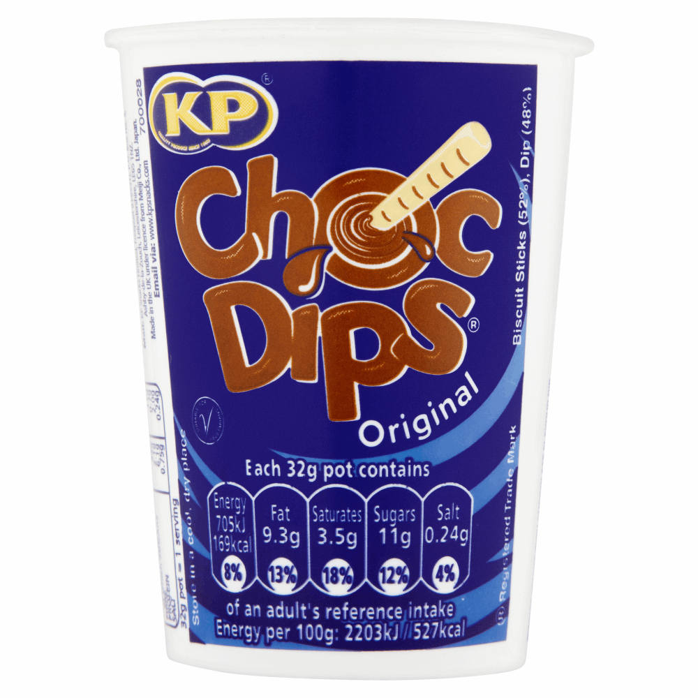KP Choc Dips Original 32g by British Store Online