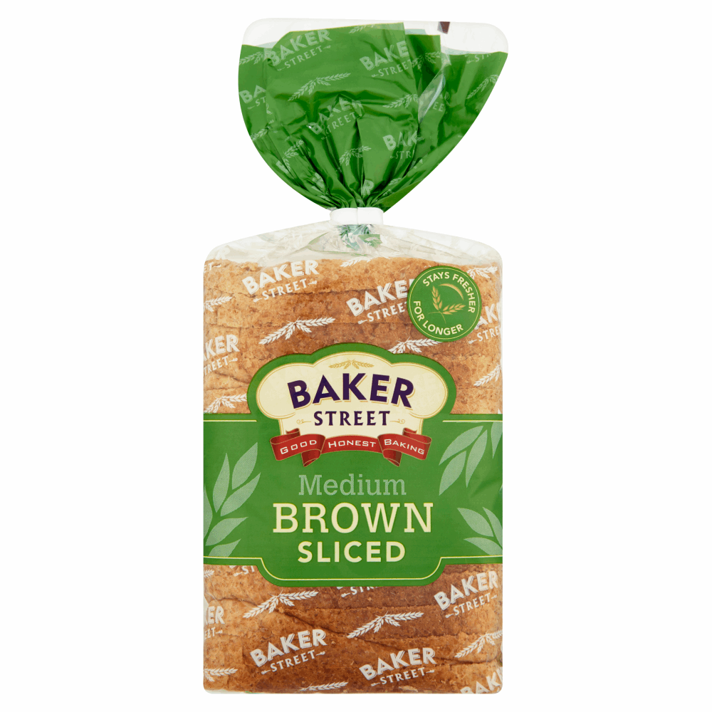 Baker Street Medium Brown Sliced 600g by British Store Online