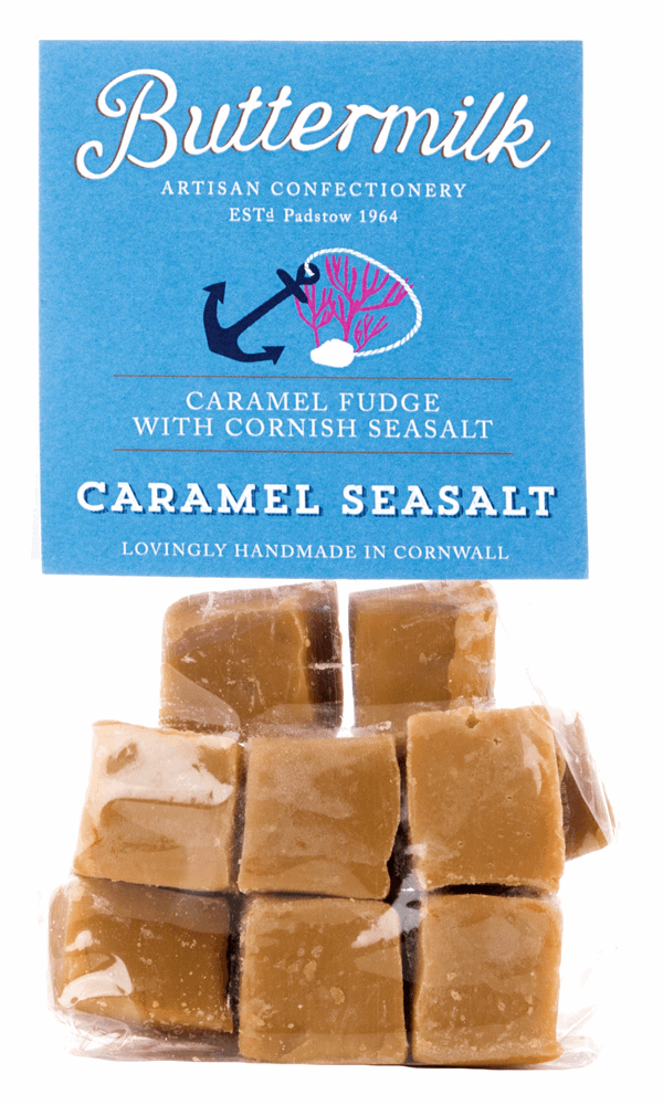 Buttermilk Caramel Sea Salt Fudge 175g by British Store Online
