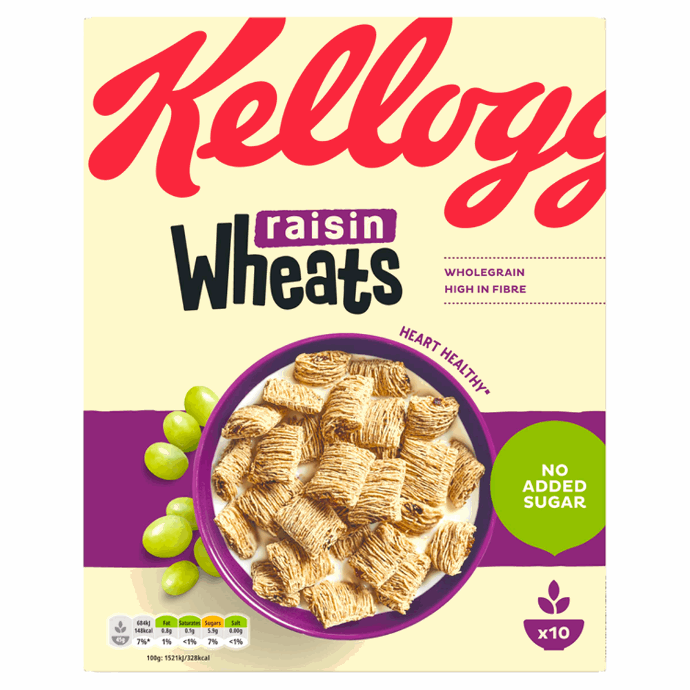 Kellogg's Wheats Raisin 450g by British Store Online