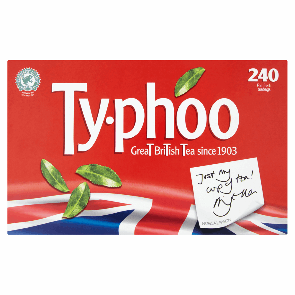 Typhoo 240 Foil Fresh Teabags 696g by British Store Online