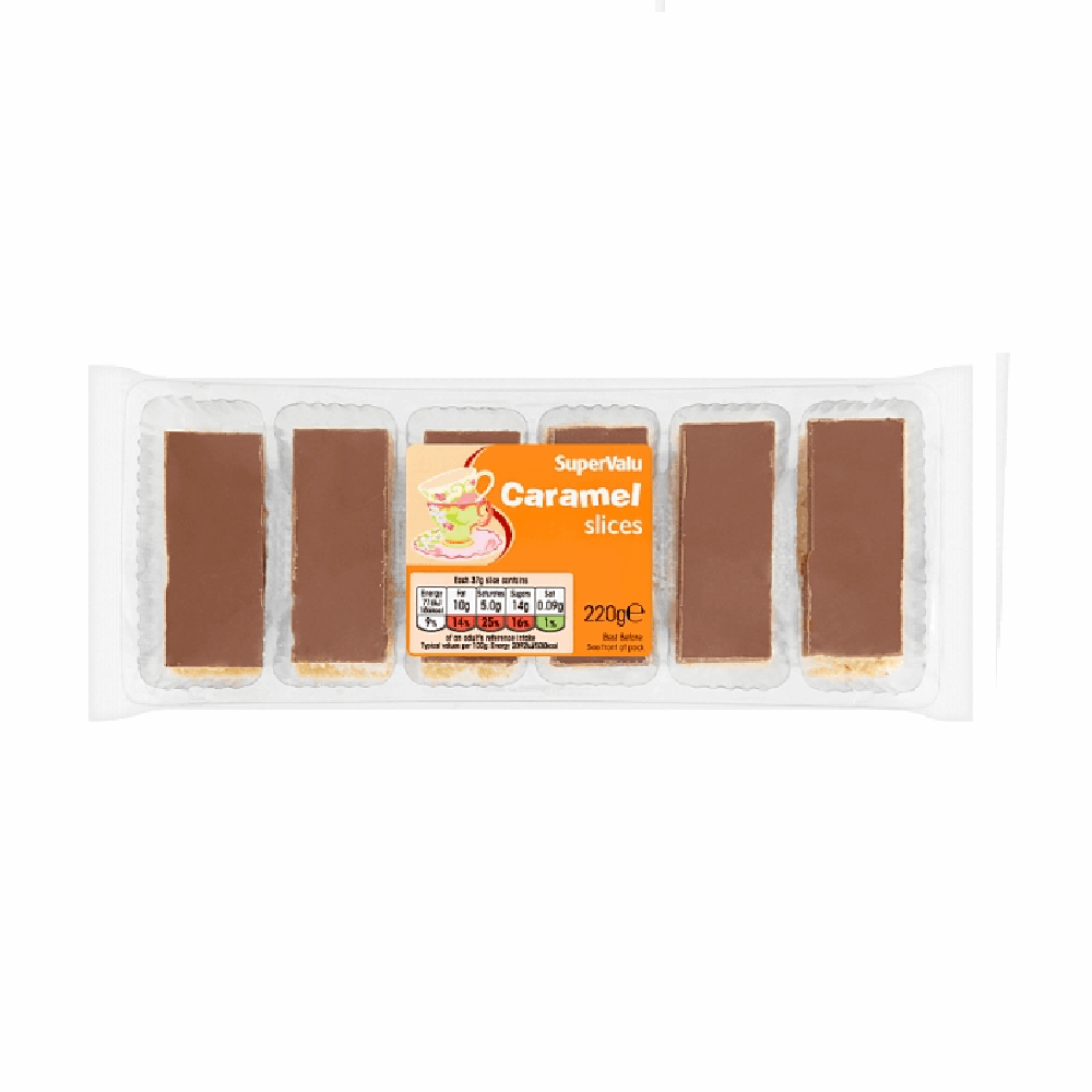 SuperValu Caramel Slices (220 g) by British Store Online