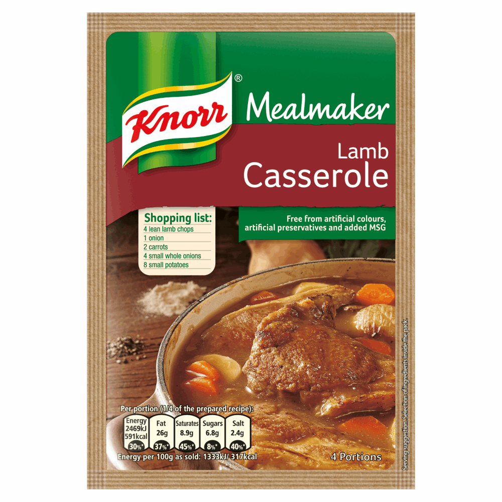 Knorr Mealmaker Lamb Casserole 47g by British Store Online