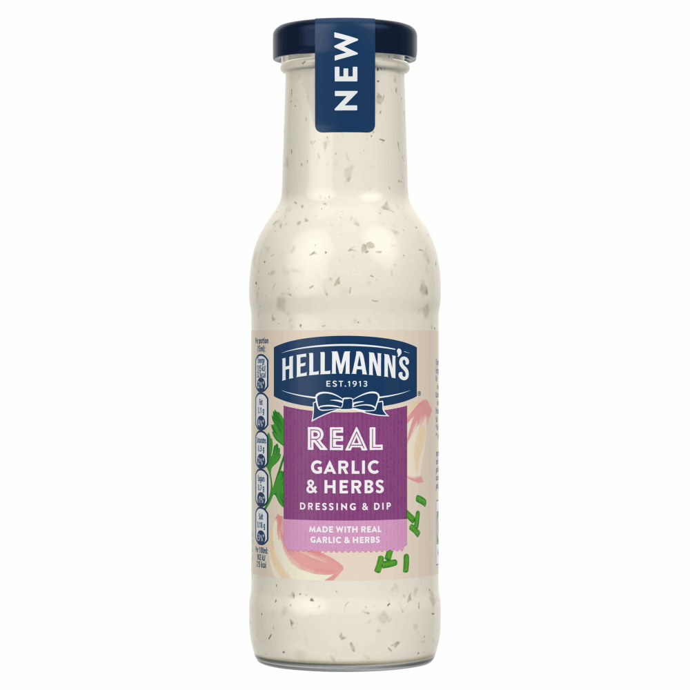 Hellman Salad Dressing Garlic & Ch 250ml by British Store Online