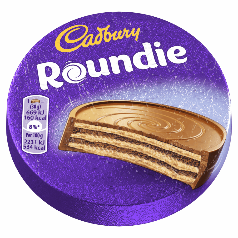 Cadbury Roundie Milk Chocolate Biscuit 30g by British Store Online