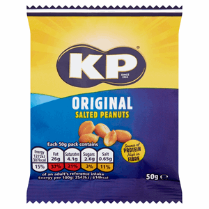 KP Original Salted Peanuts 50g Image