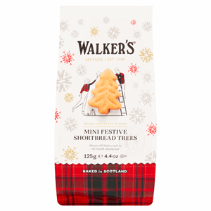 Walkers Mini Festive Shortbread Trees Bag 125g Image