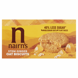 Nairn's Stem Ginger Oat Biscuits 200g Image
