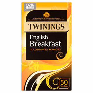 Twinings English Breakfast 50 Tea Bags 125g Image