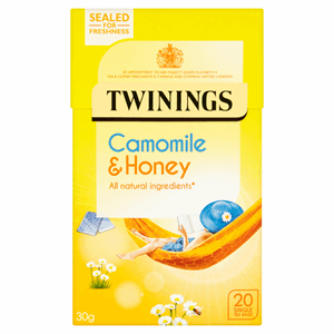 Twinings Camomile & Honey 20 Single Tea Bags 30g Image