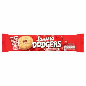 Jammie Dodgers Raspberry Flavour 8 Biscuits 140g Image
