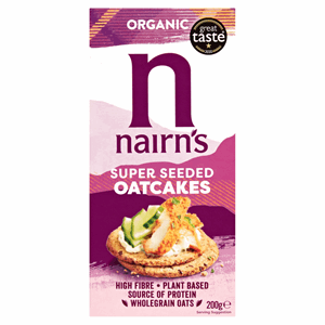 Nairn's Organic Super Seeded Oatcakes 200g Image