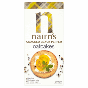 Nairn's Cracked Black Pepper Oatcakes 200g Image
