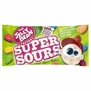 The Jelly Bean Factory Super Sours Gourmet Jelly Beans 50g Image