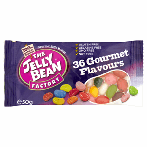The Jelly Bean Factory 36 Gourmet Flavours Gourmet Jelly Beans 50g Image