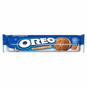 Oreo Limited Edition Gingerbread Flavour Cookie & Vanilla Flavour Creme 154g Image